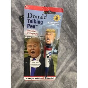 Donald Talking Pen,‎ 8 Different Sayings, Trump's Real Voice, Just Click